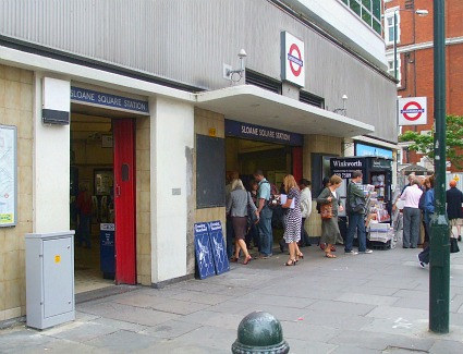 Sloane Square Tube Station, London